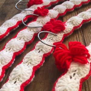 Crotchet Covered Wooden Hanger